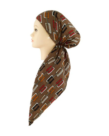 Revaz HS572DD Camel Chain Adjustable Pre-Tied Bandanna with Velvet Grip Myselflingerie.com